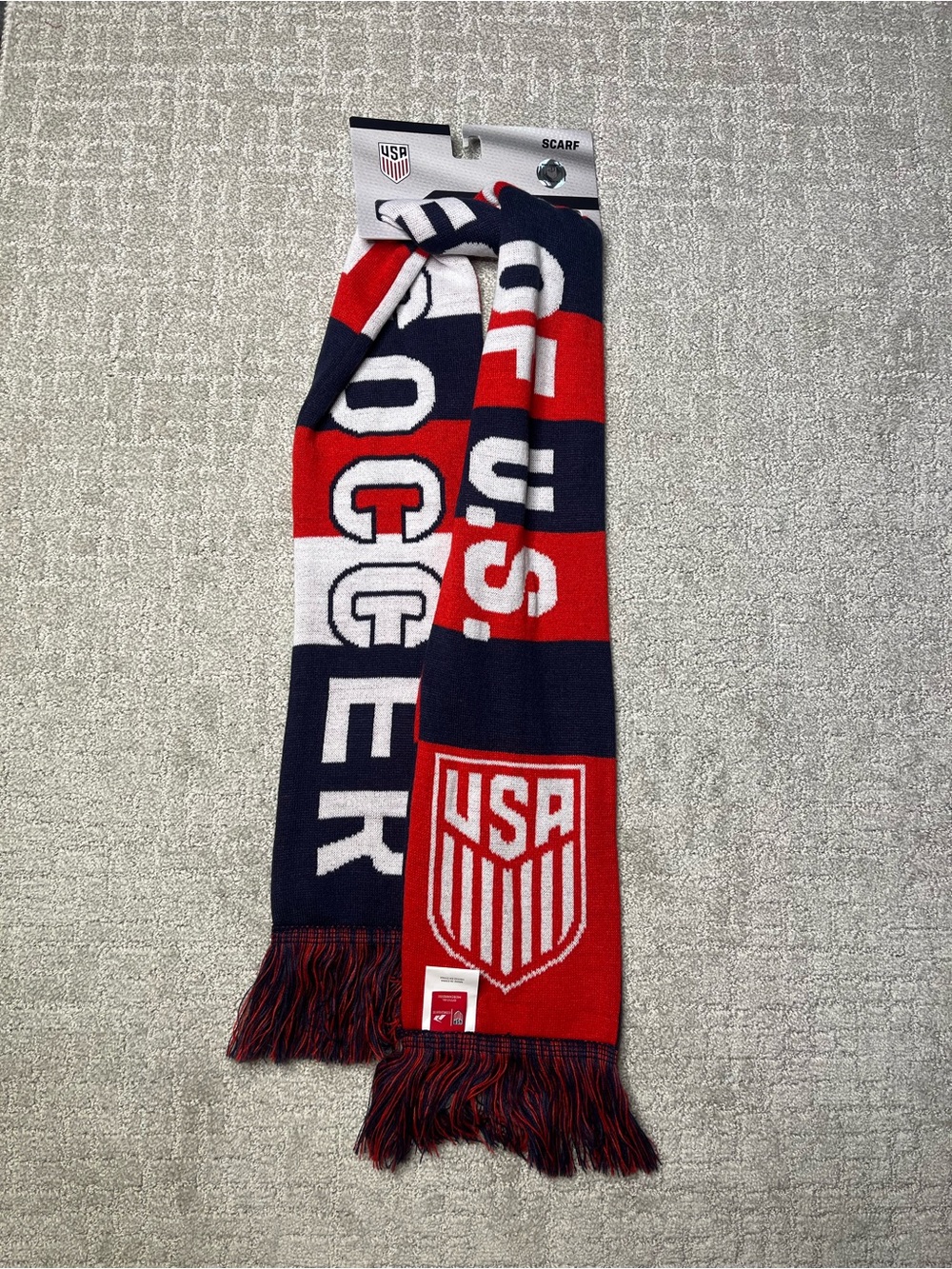 NWT Brand New Icon Sports USA Soccer Club FIFA World Cup 2026 Scarf Jersey Shirt